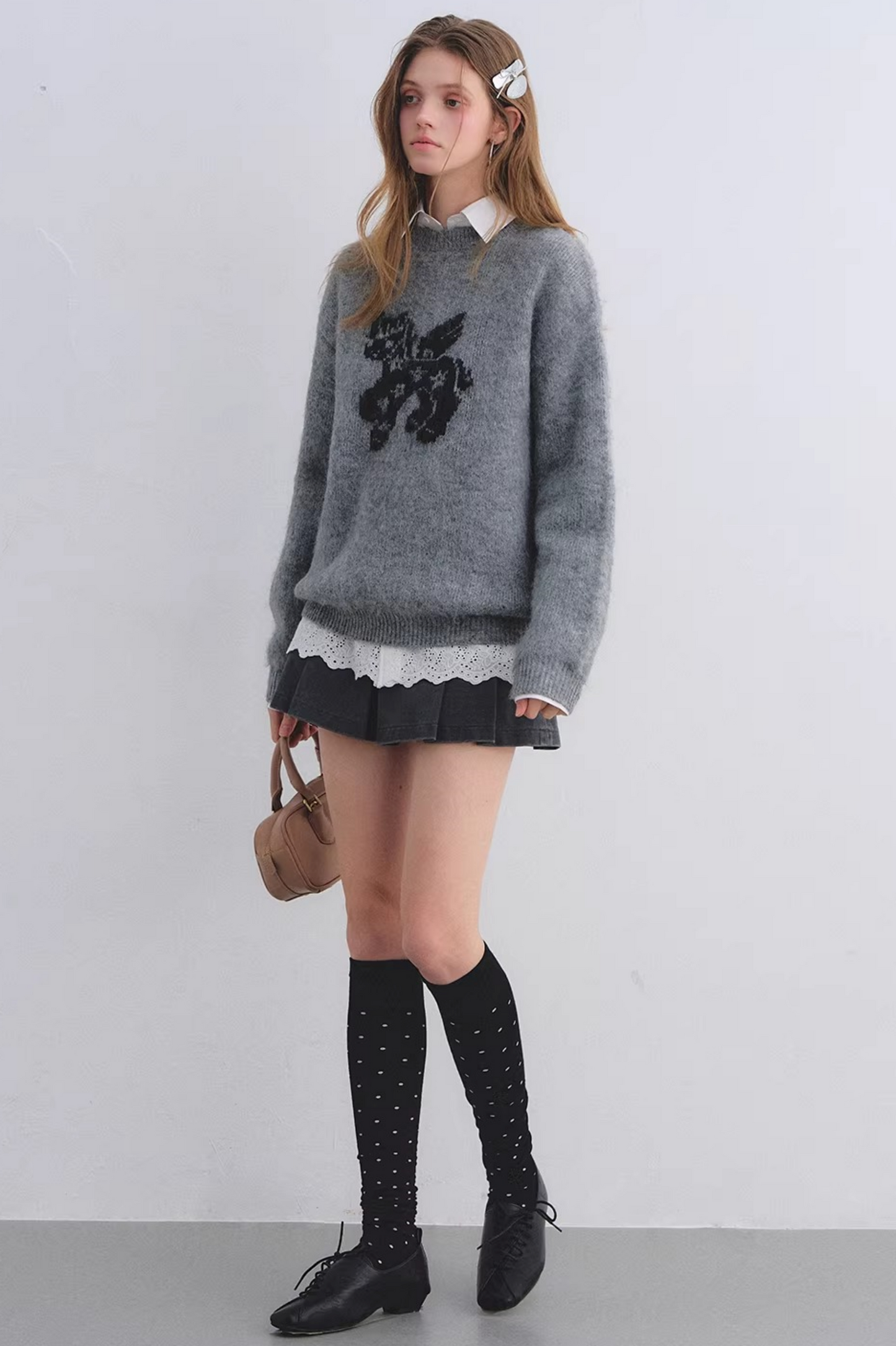 Wool-Blend Jacquard Sweater