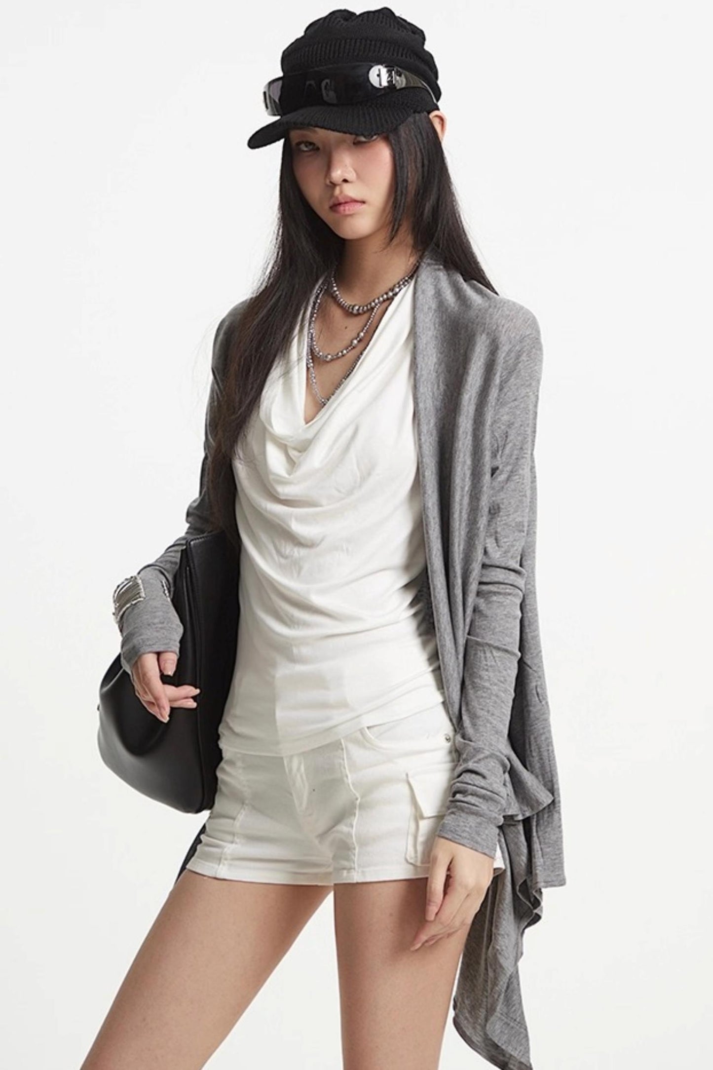 White Knit Cardigan