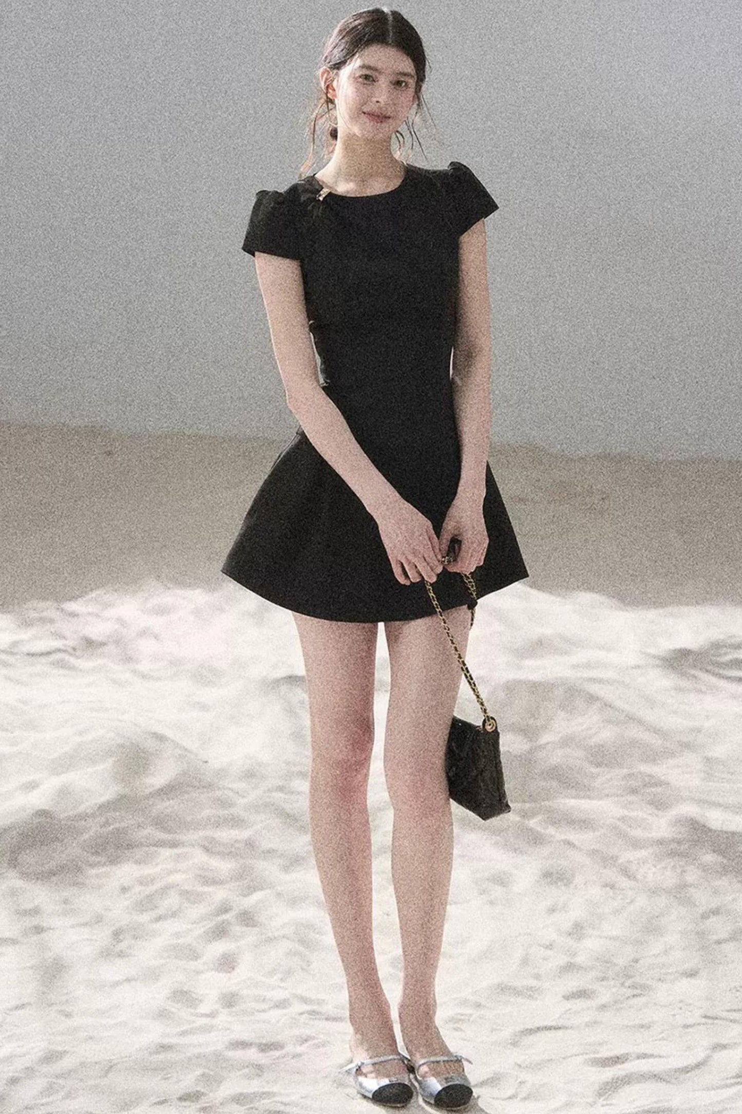 French Summer Puffy Dress