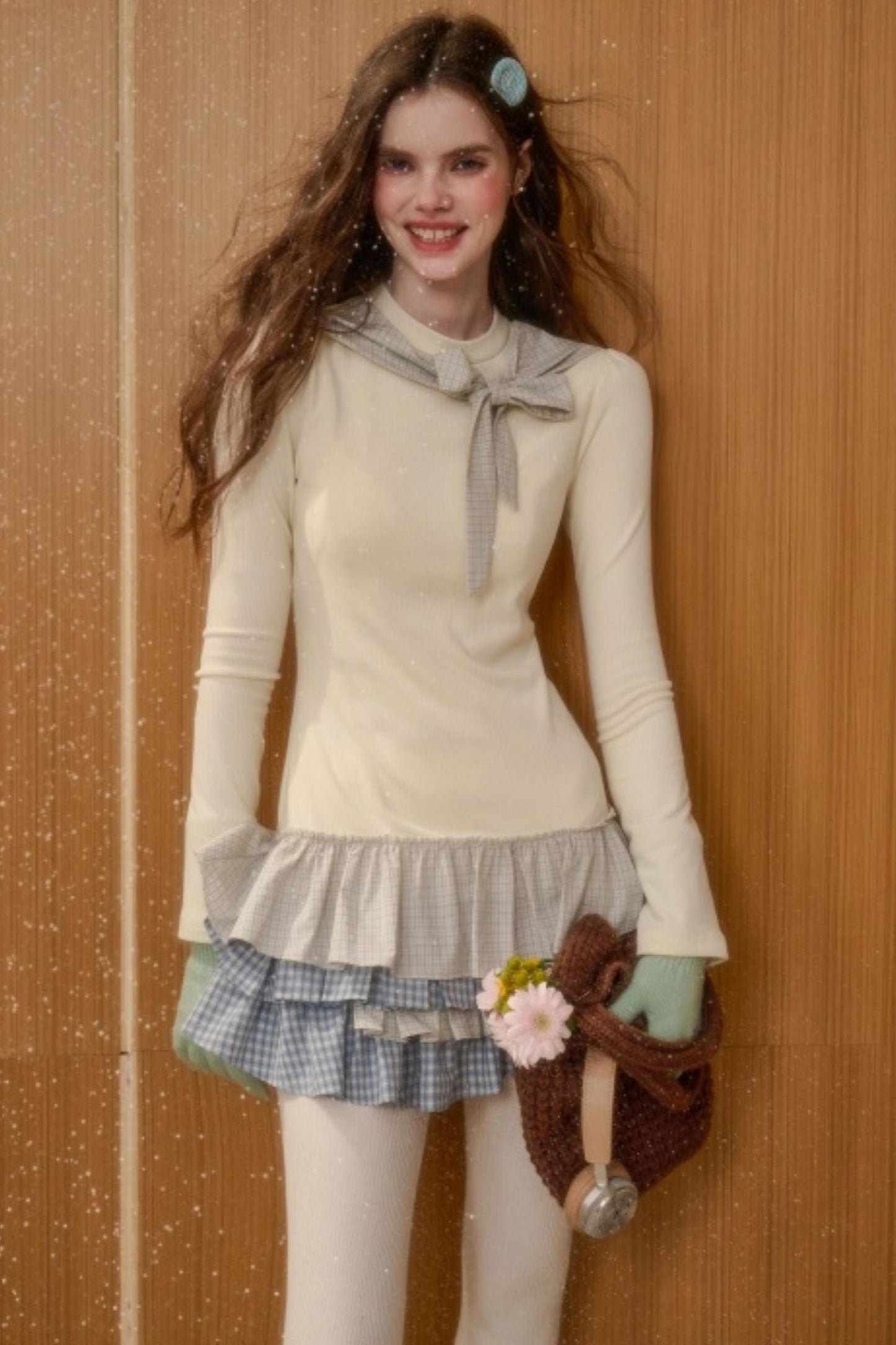 Lake Blue Vichy Dress