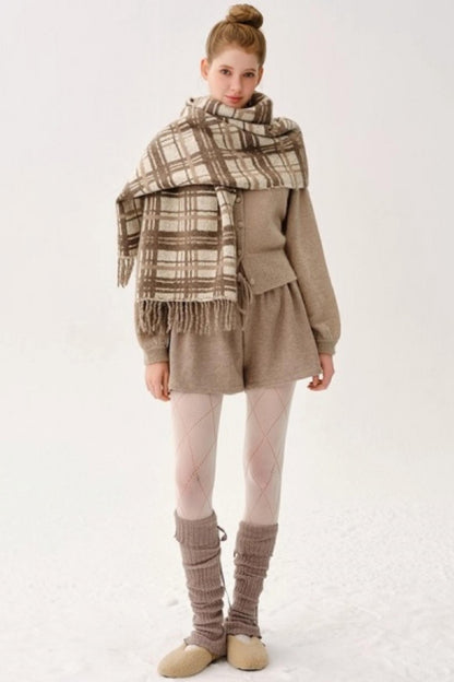 Alpaca Wool Embroidered Cardigan