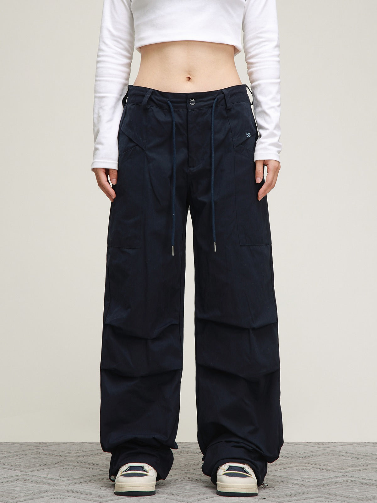 Maillard Loose Straight Casual Pants