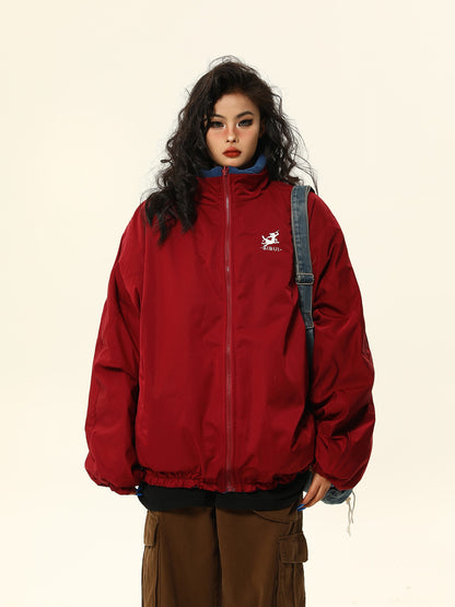 American stand-up collar padded jacket