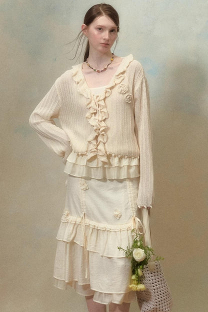 Fantasy Bustier Skirt With Suspenders Set-Up