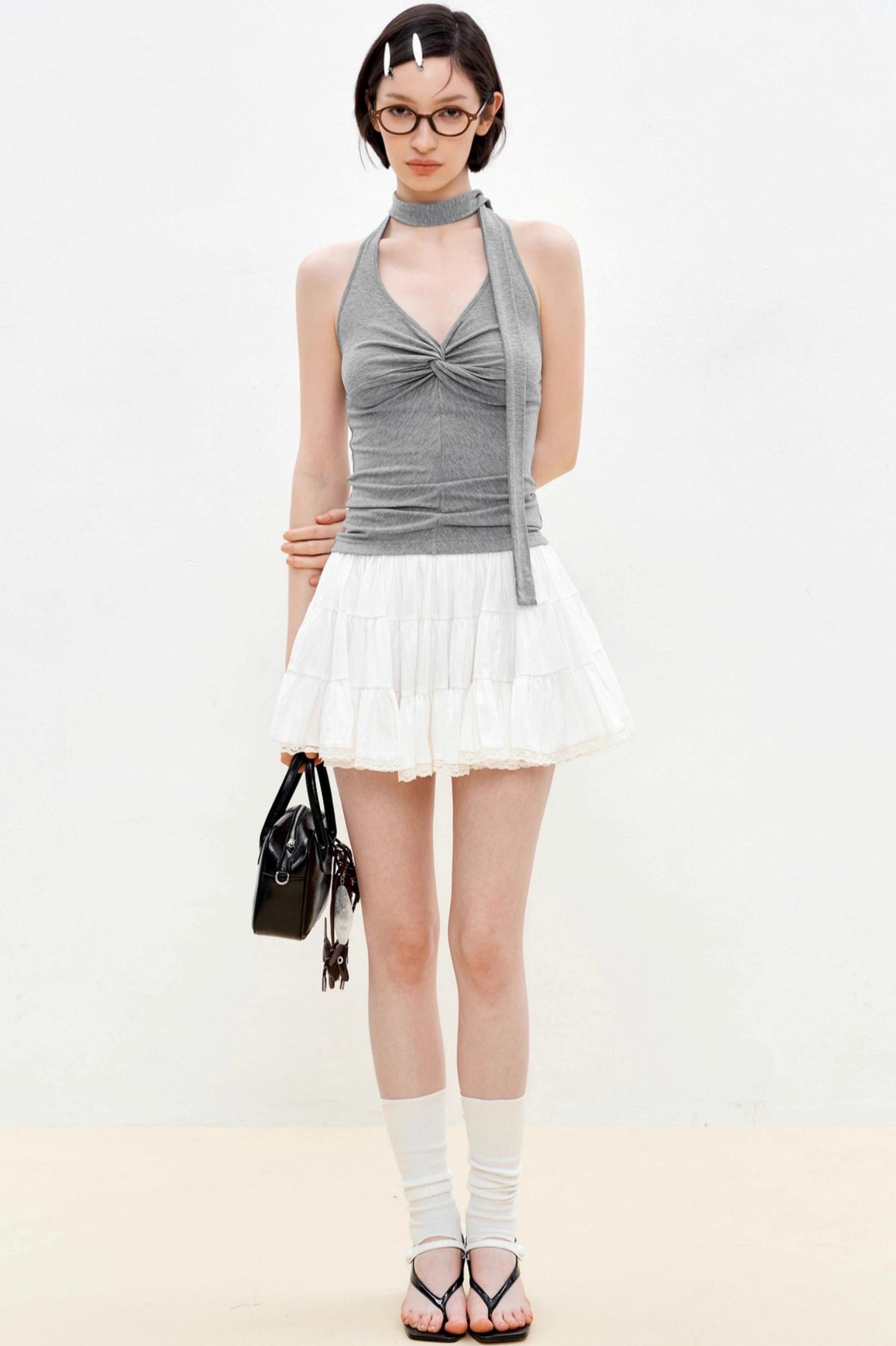 Apricot V-Neck Camisole