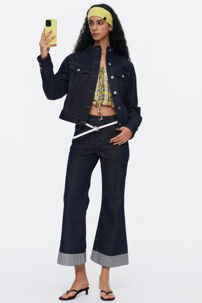 Vintage Flared Denim Pants