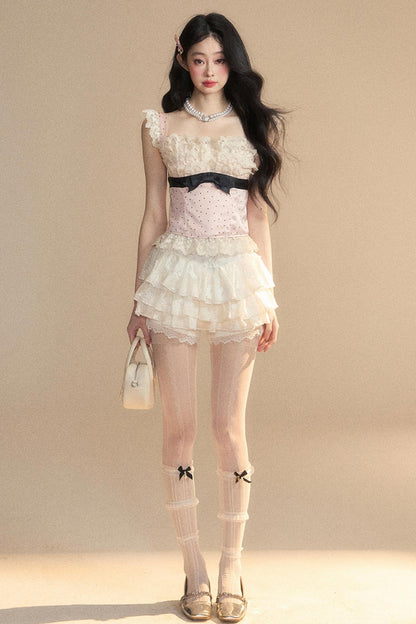 Elegant Lace Off-Shoulder Top