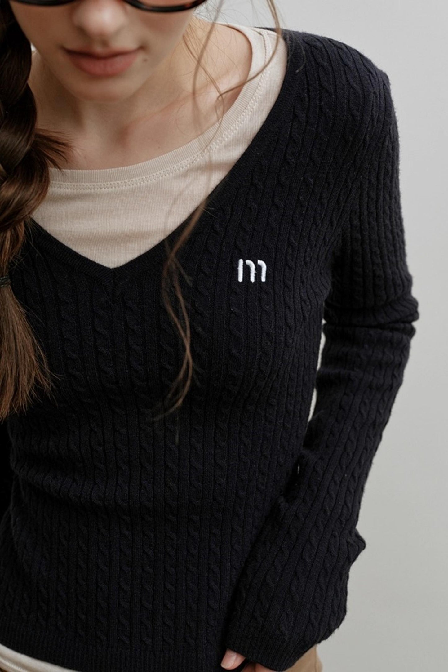 Velvet Twist Knitting Top