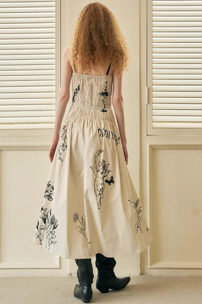 Waist Maxi Dress