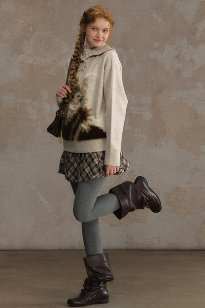 Soft Woolen Knitted Sweater Top