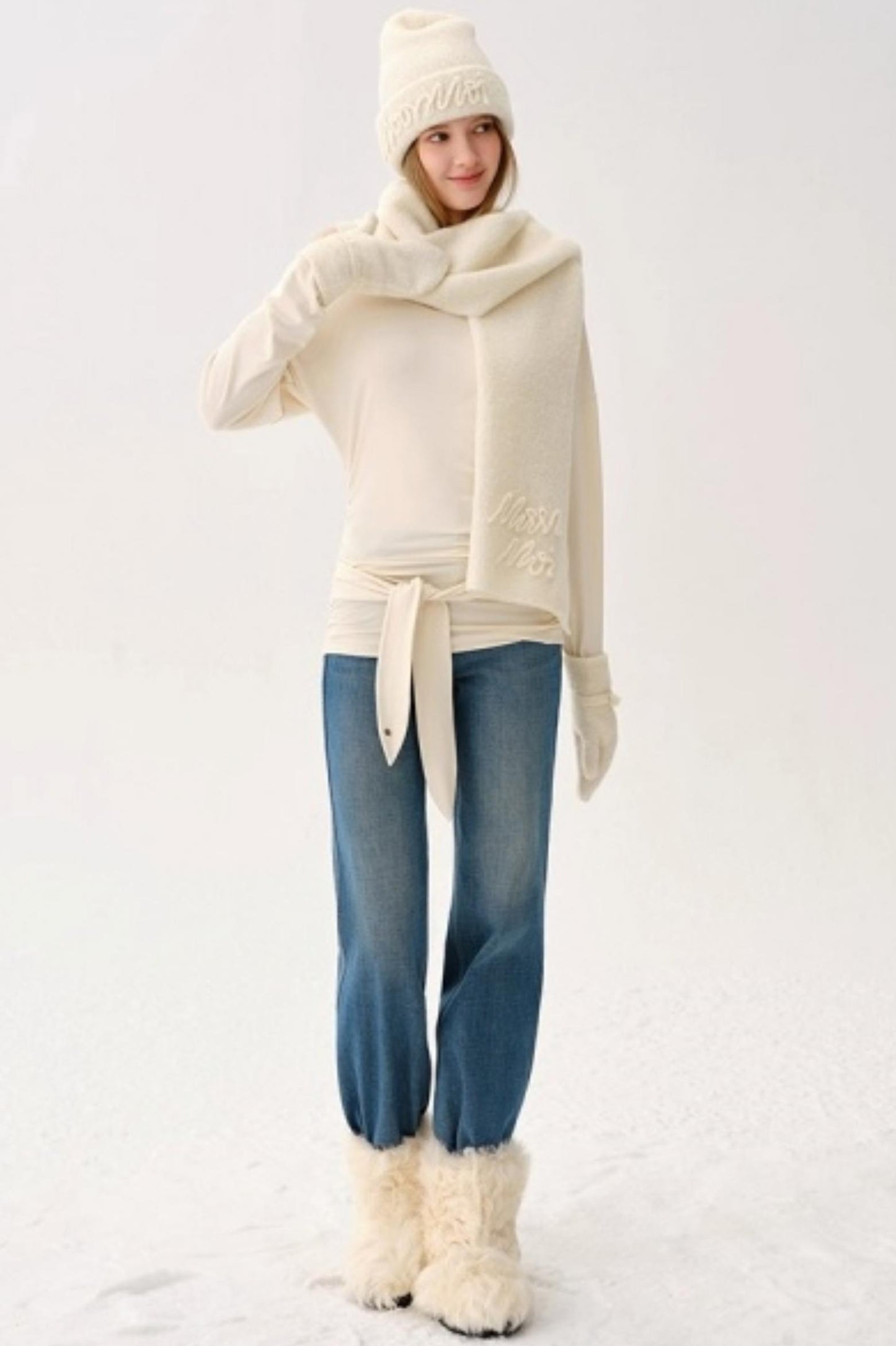 Wool Blend Knitted Set-Up