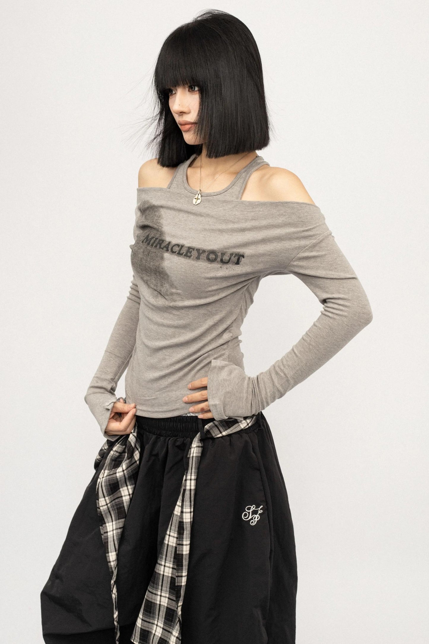 Vintage Spice Girl Black Long Sleeve T-Shirt