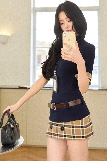 Elegant Korean-Style Two-Piece Set-Up