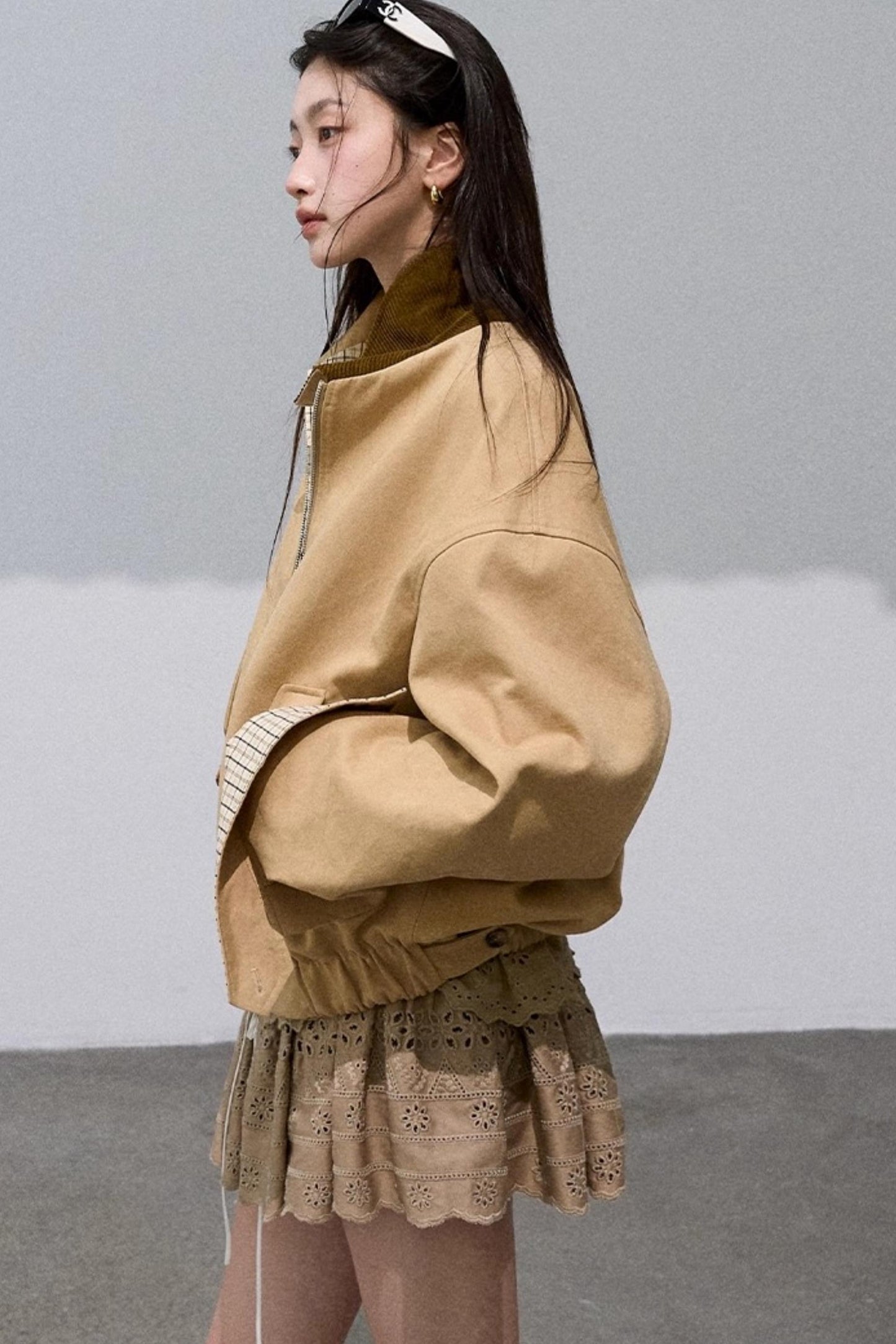 Lyocell Embroidered Puffy Cake Skirt