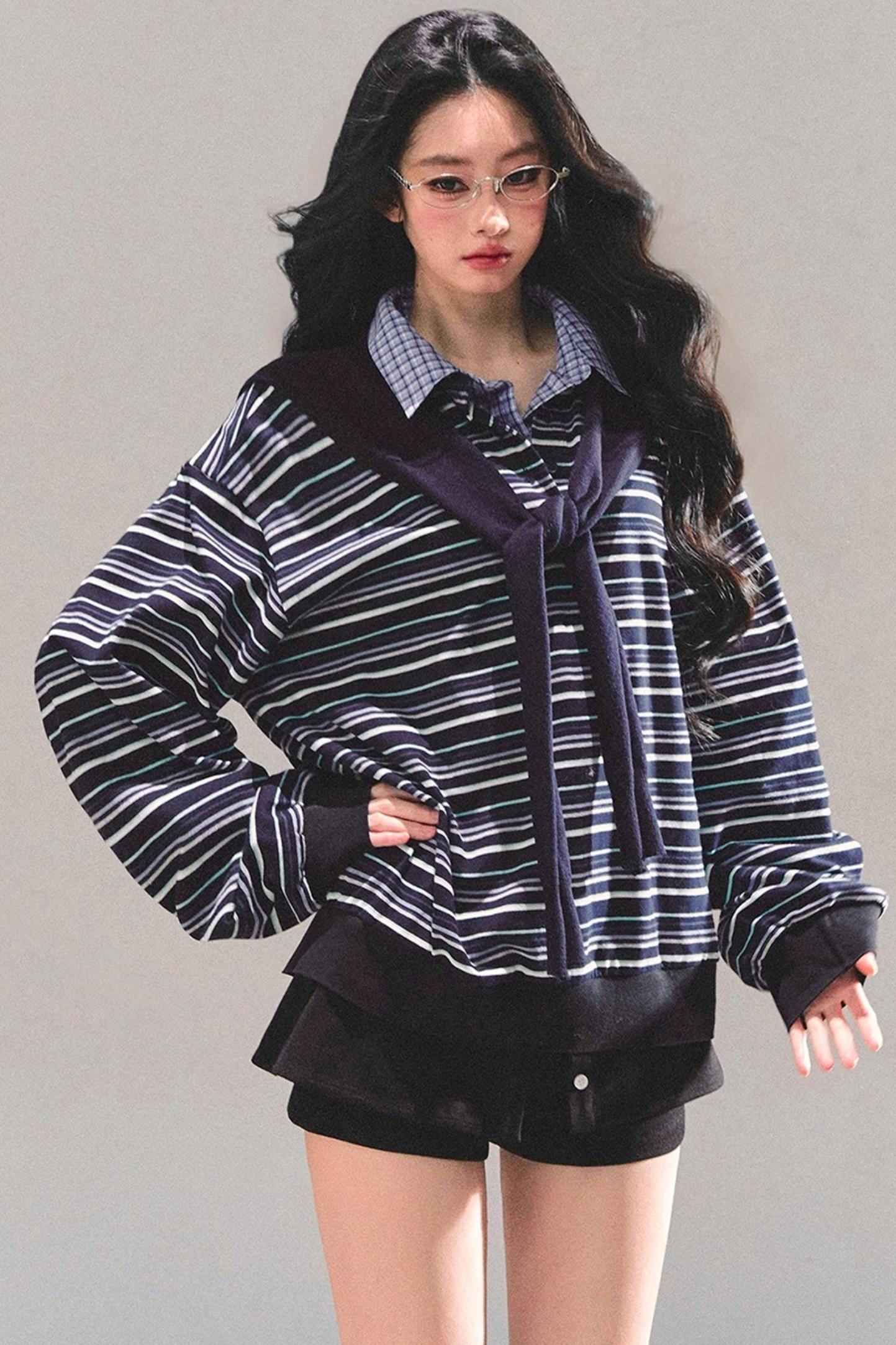 Black Autumn A-Line Shorts