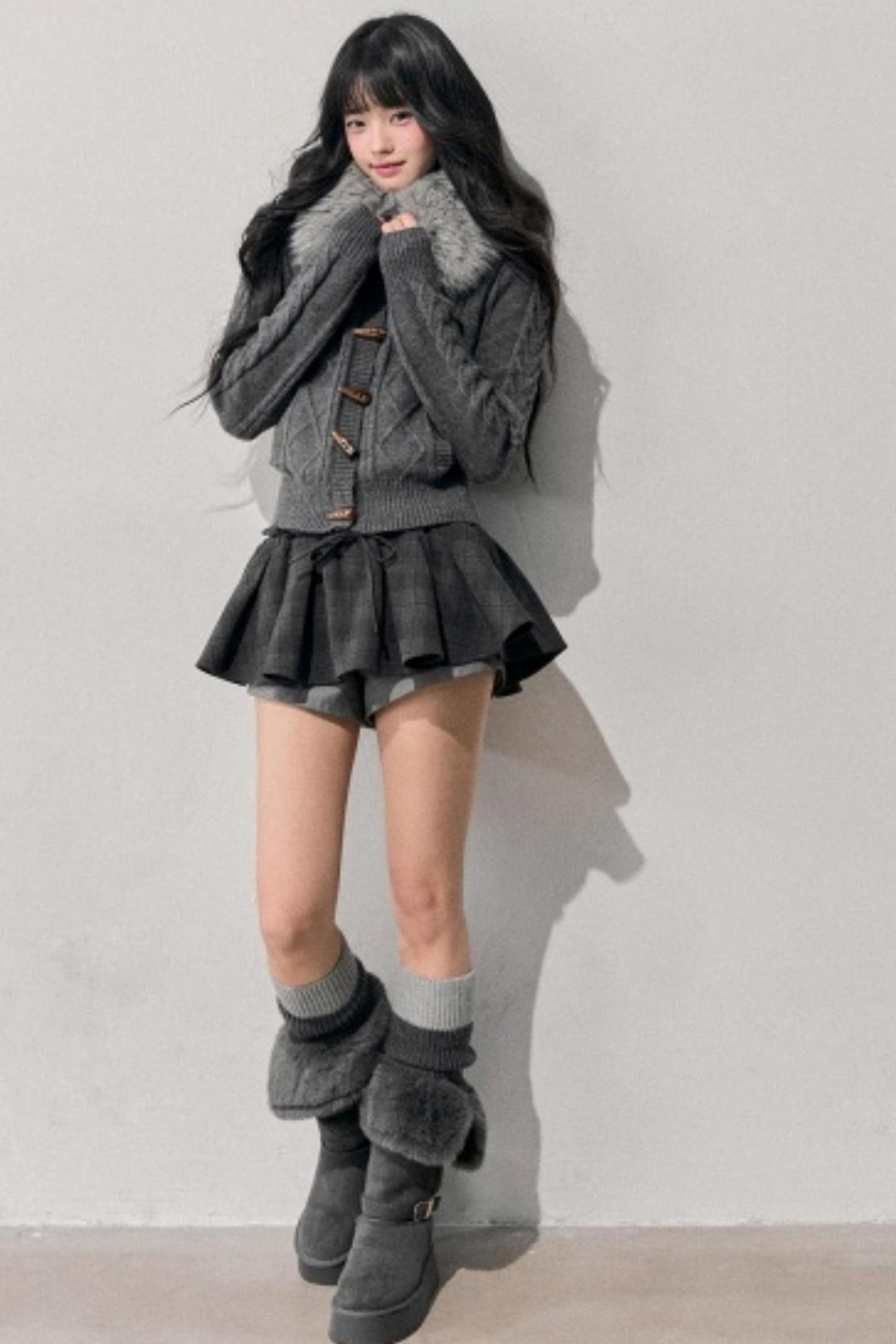 Knit Horn Button Cardigan