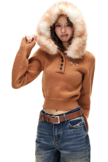 Retro Deer Pattern Sweater