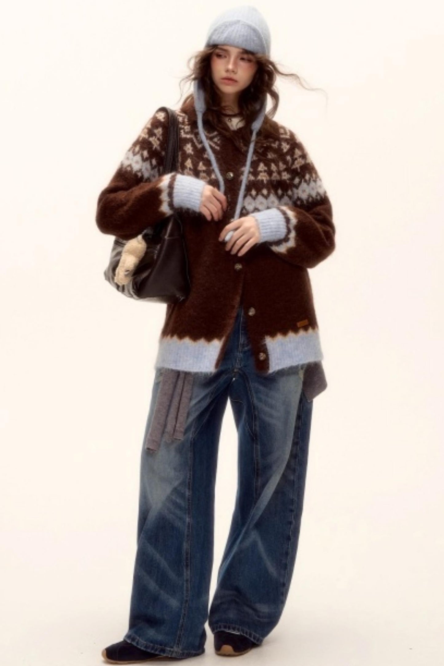 Wool Fair Isle Cardigan