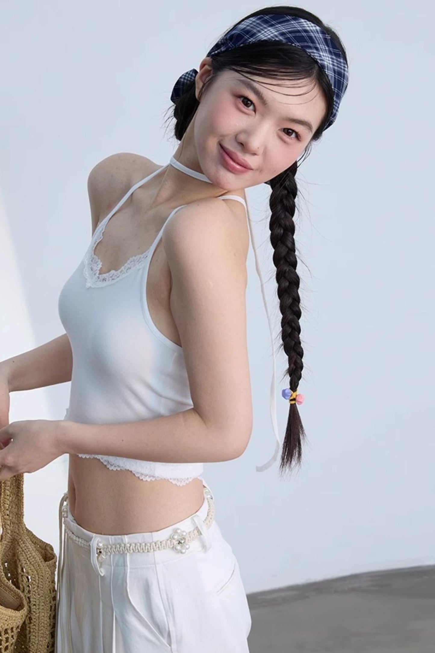 Lace-Back Camisole Bra Top