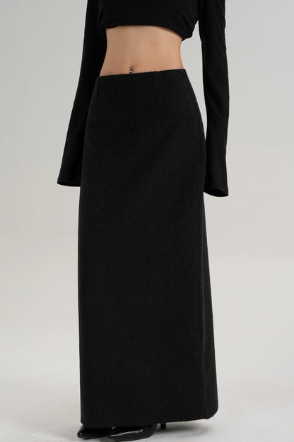 Elegant Wool Pencil Skirt