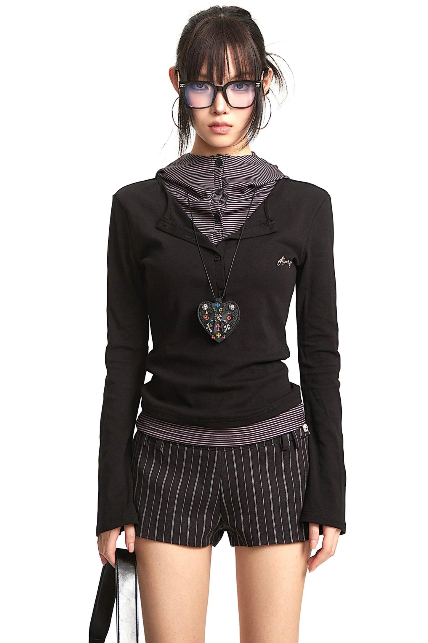 Vintage Polka Dot Long Sleeve T-Shirt