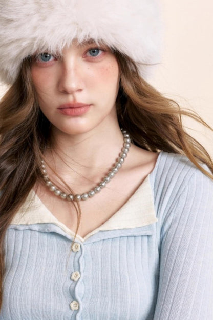 Romantic Wool Blend Cardigan