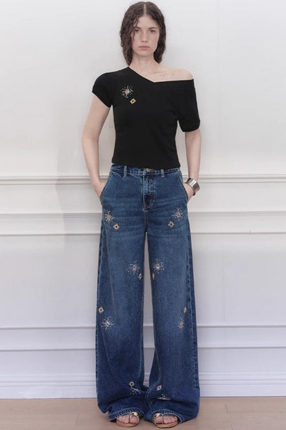 Yuan V-Neck Ribbed Top