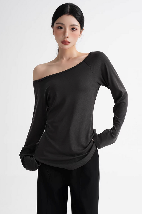 Lyocell Off-Shoulder Top