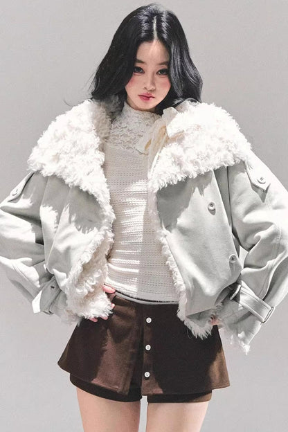 Black and White Lace Top