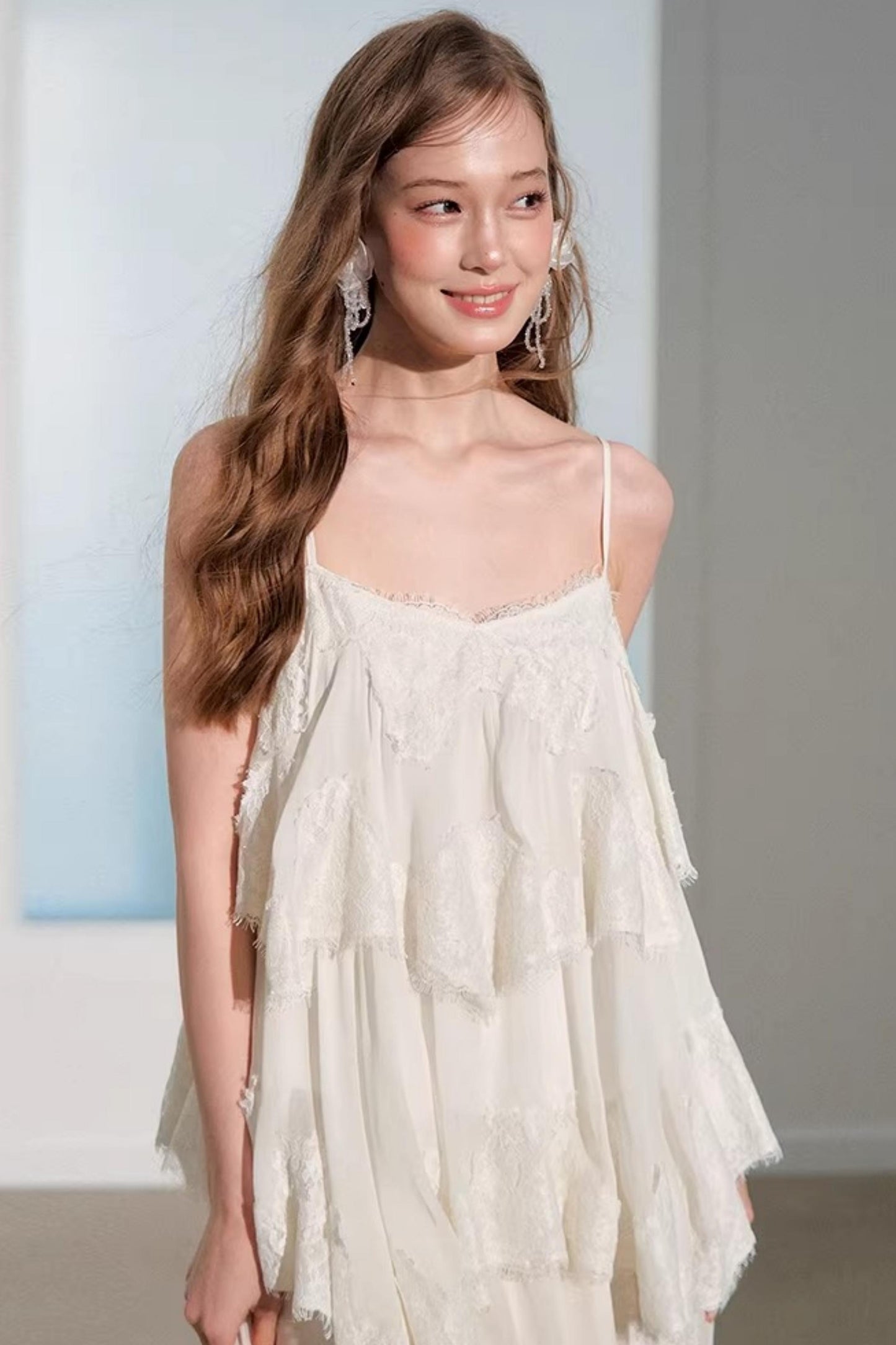 Summer Lace Top Vacation Set-Up