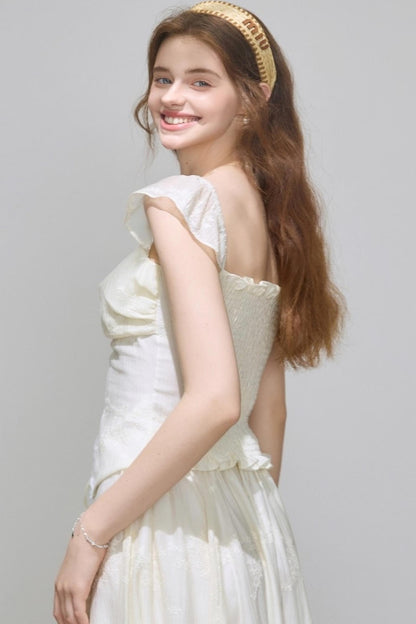 Summer V-Neck Skirt Tops Set-Up