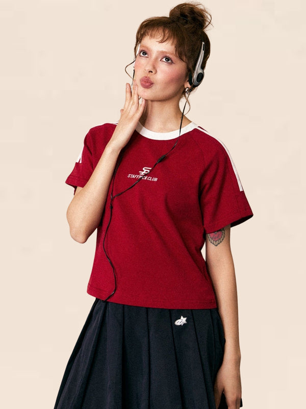 American Bar Stripe Short Sleeve T-Shirt