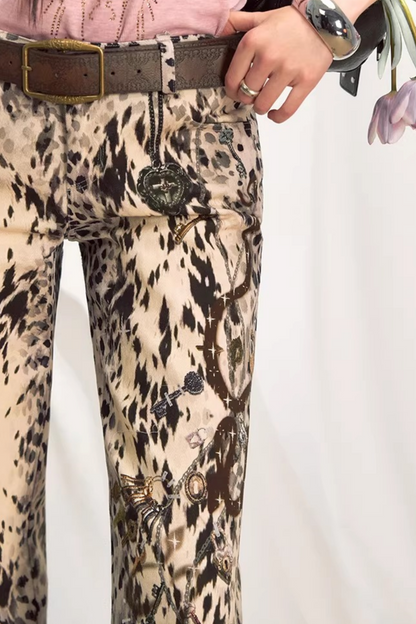Dark Moon Leopard Print Pants