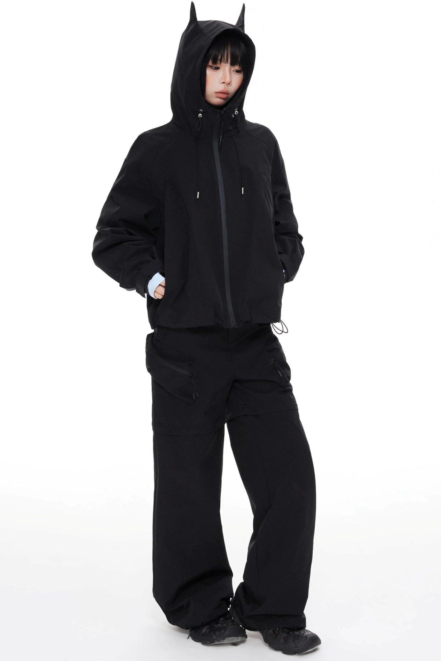 Windproof Waterproof Storm Jacket Pants Set-Up