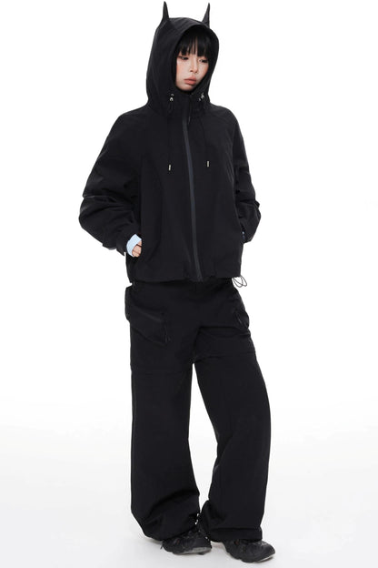 Windproof Waterproof Storm Jacket Pants Set-Up