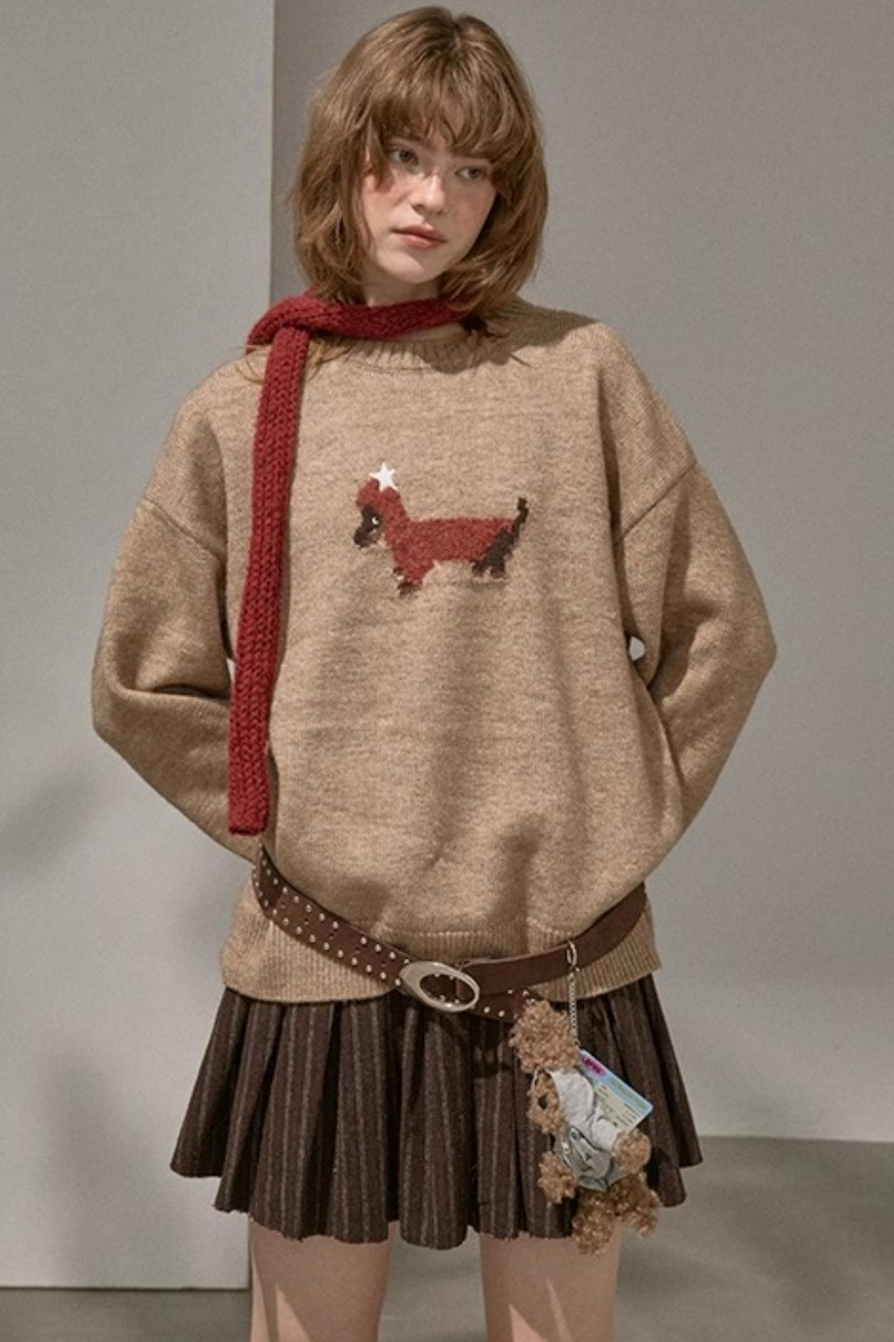 Holiday Dachshund Sweater
