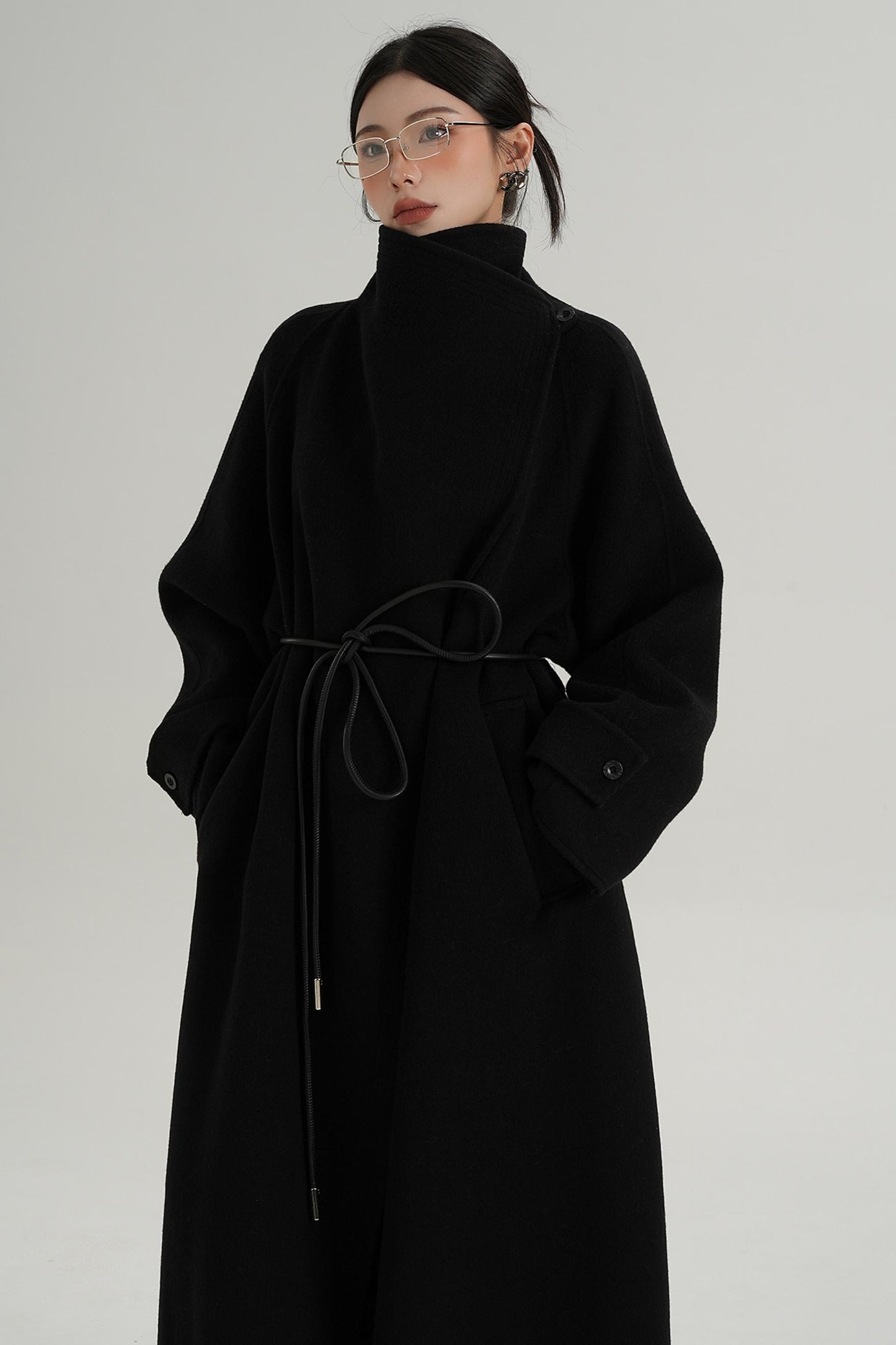 Ultra-High Reversible Wool Coat