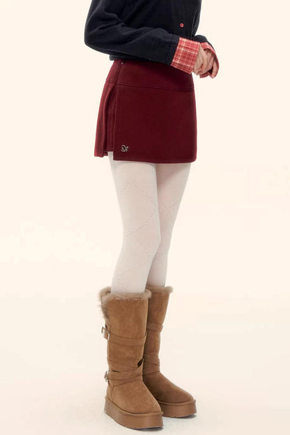 A-Linien-Rock aus Kunstwolle