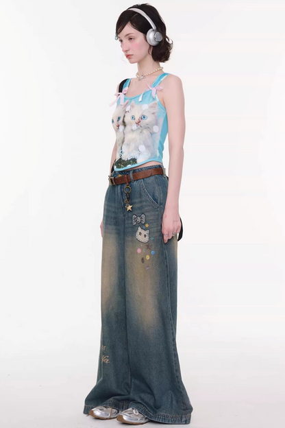 Soft Candy Polka Dot Top