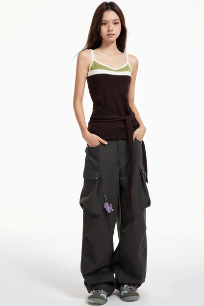Cargo Wide-Leg Pants