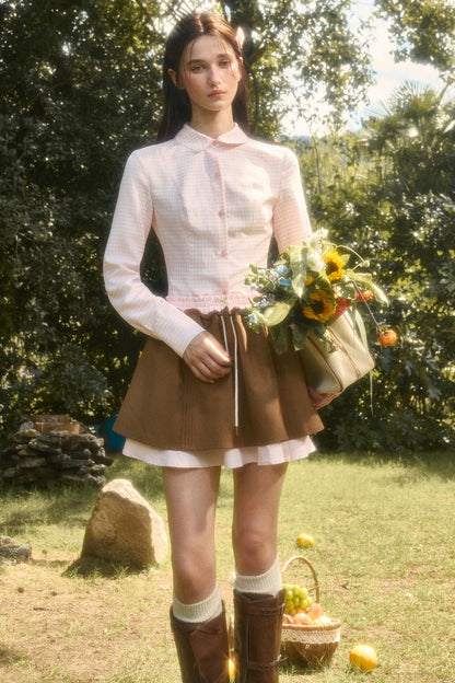 Classic Check Short Skirt