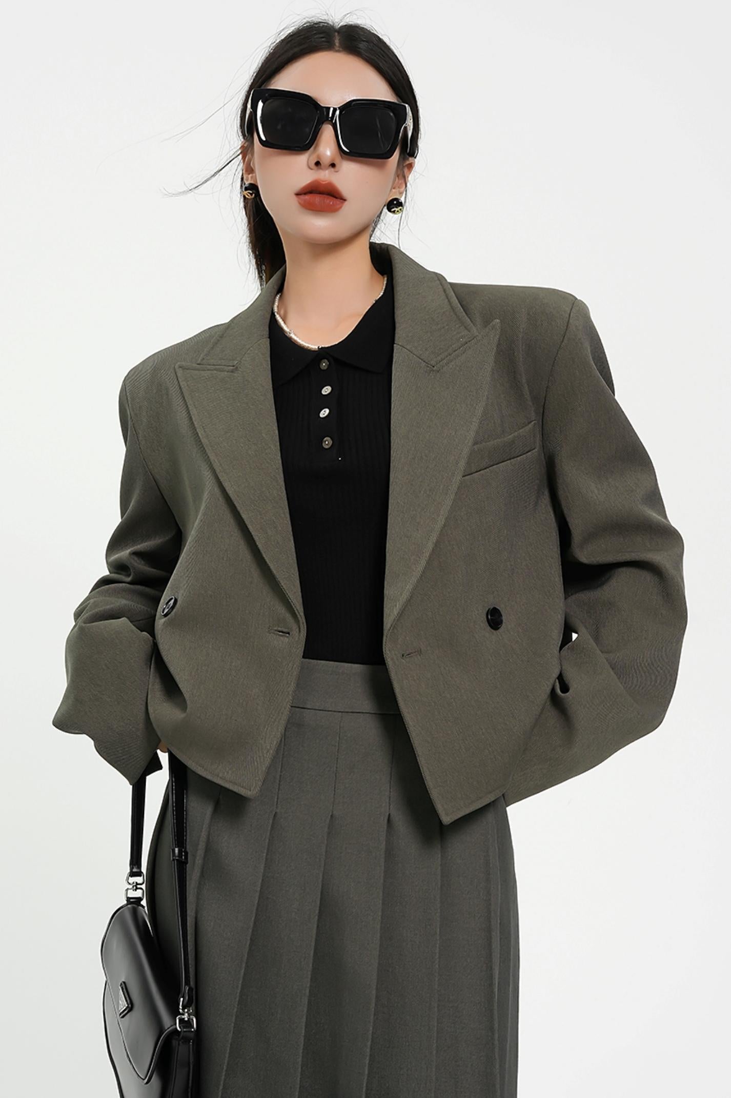 Temperament Long-Sleeve Blazer