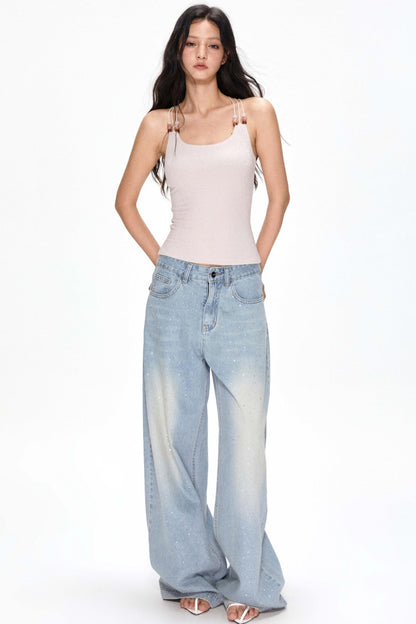 Pink Beaded Camisole