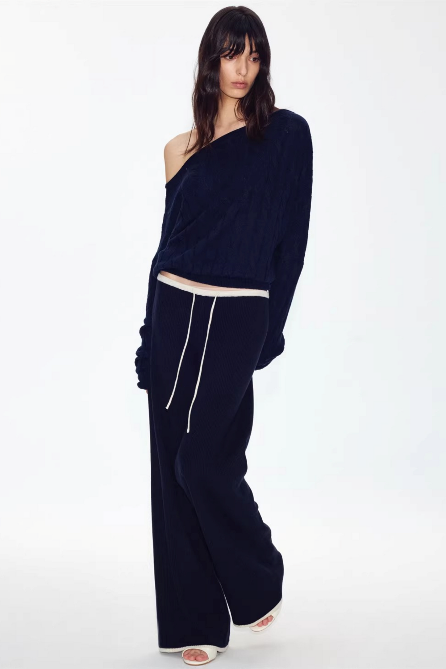 Woll-Off-Shoulder-Strick-Set