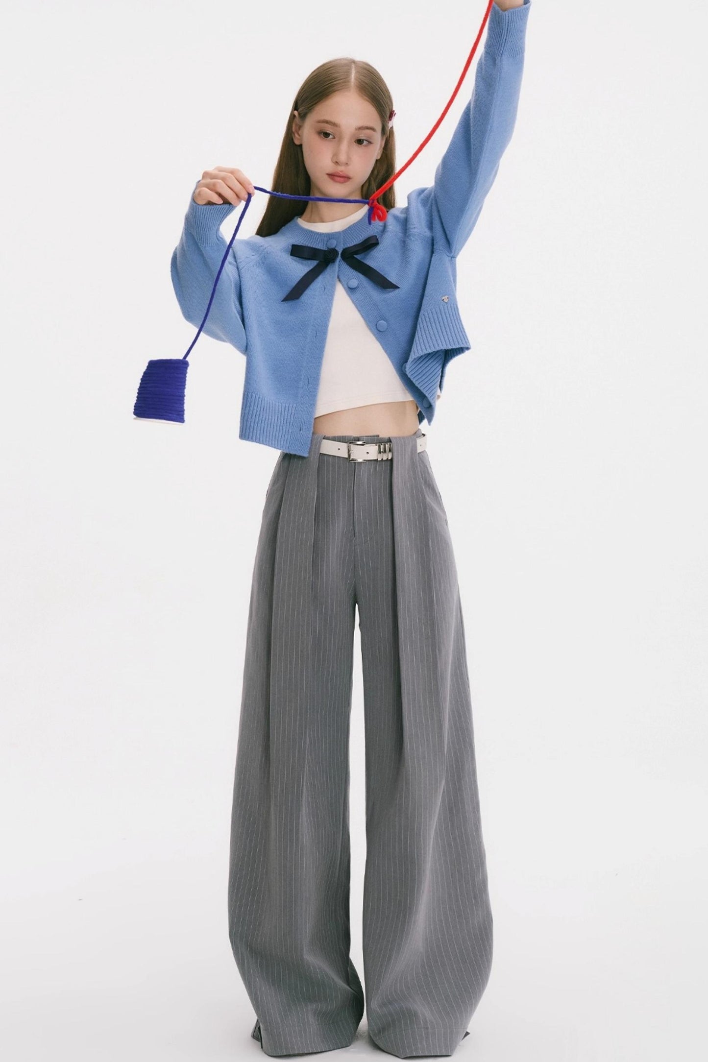 Blueberry Matcha Roll Cardigan