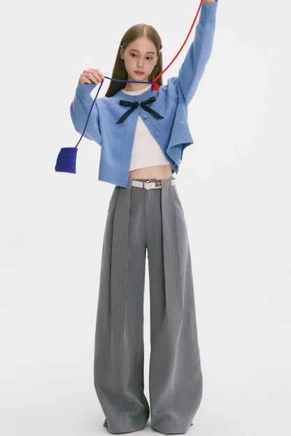 Blueberry Matcha Roll Cardigan