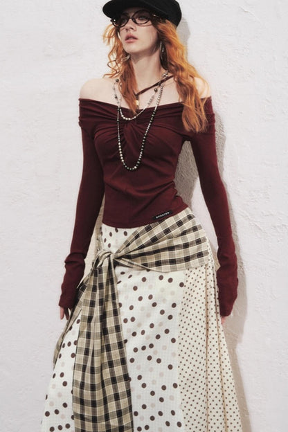 Sunset One-Shoulder T-Shirt