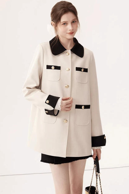 Elegant Color-Block Jacket