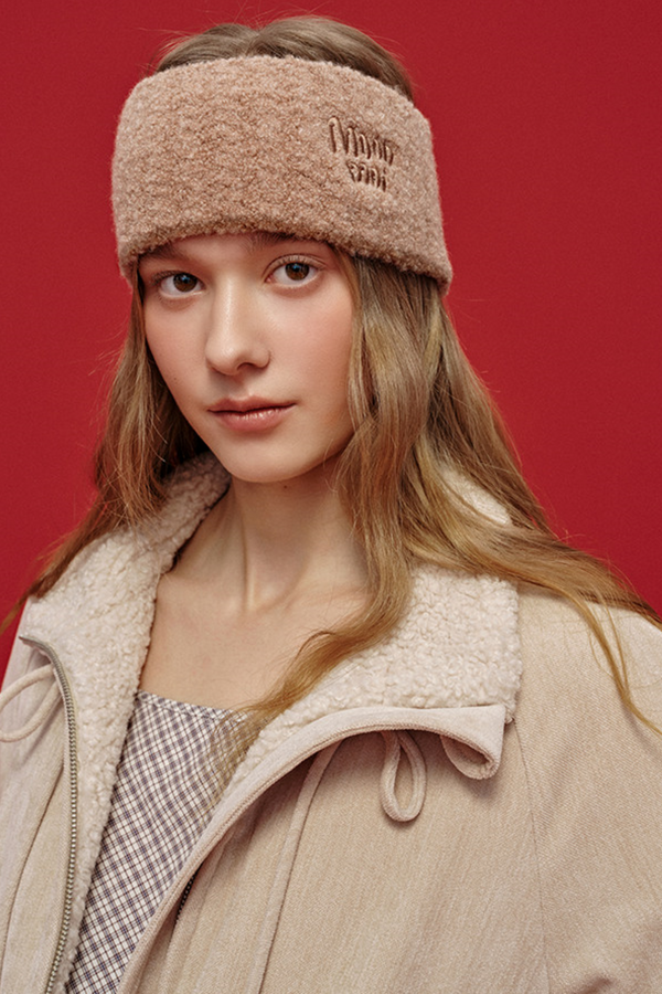 Wide-Brimmed Wool Jacquard Headband
