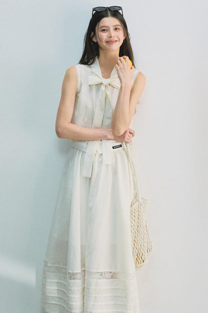 Elegant White Lace Set